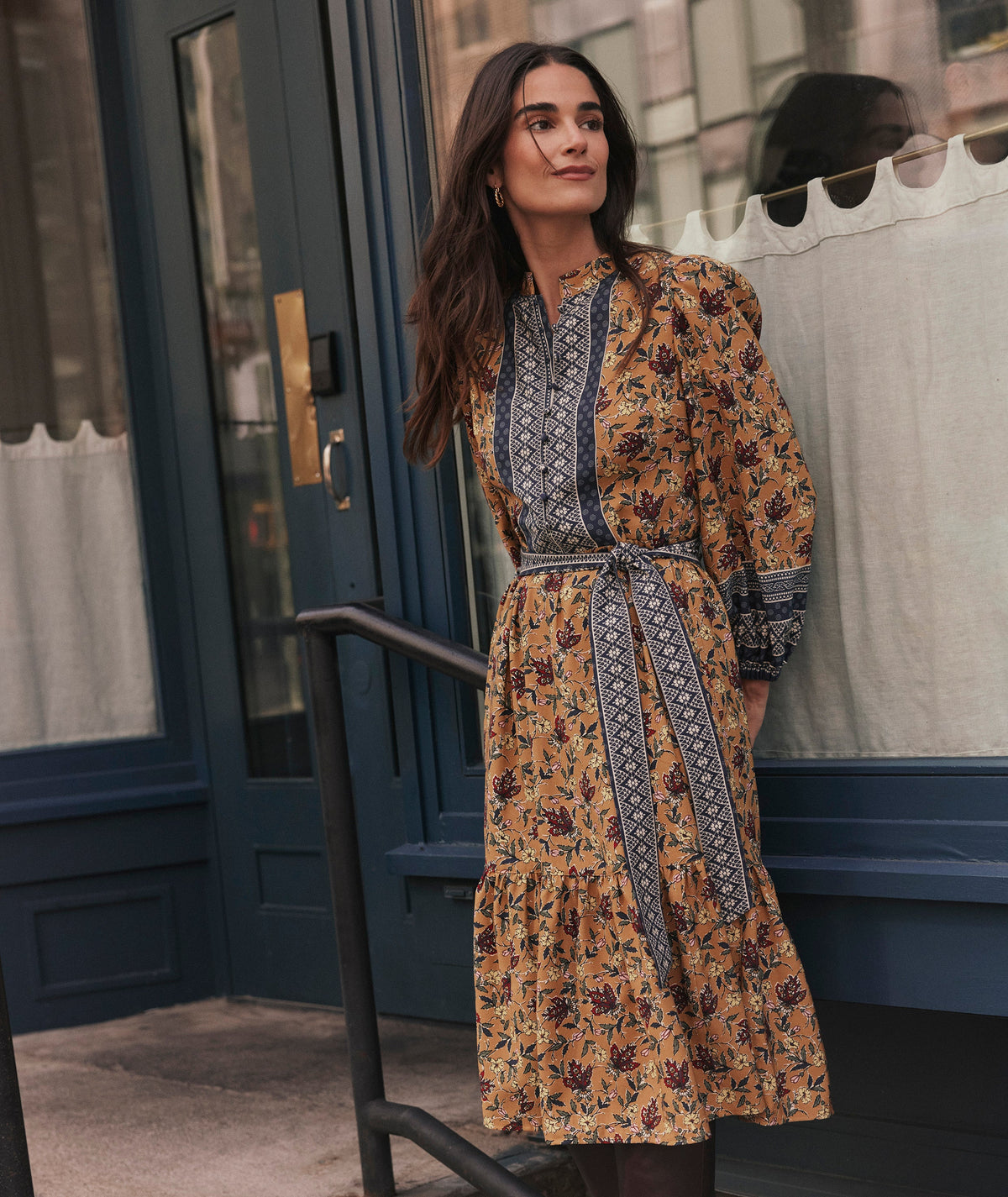 Printed Flora Dress