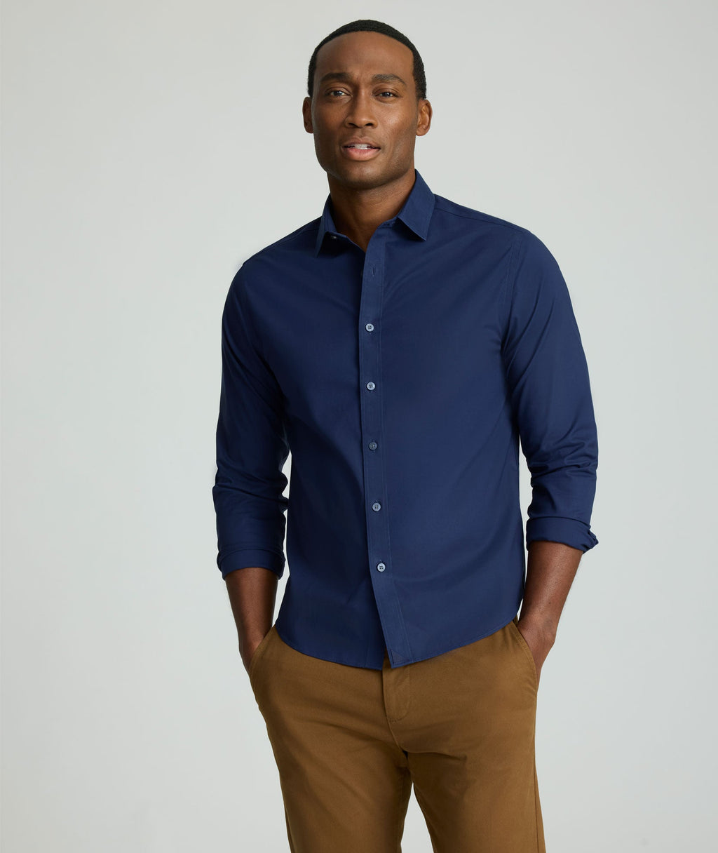 Wrinkle-Free Stretch Cotton Arden Shirt