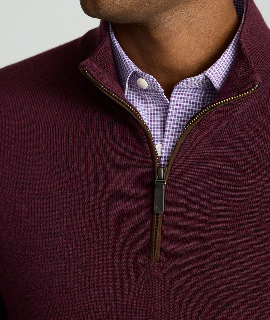 Merino Wool Quarter-Zip Sweater - FINAL SALE