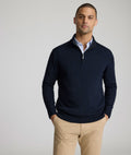 Merino Wool Quarter-Zip Sweater