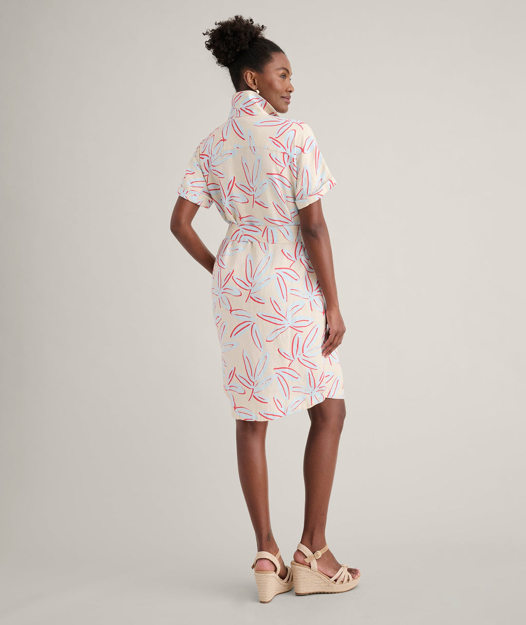 Linen Blend Betty Dress