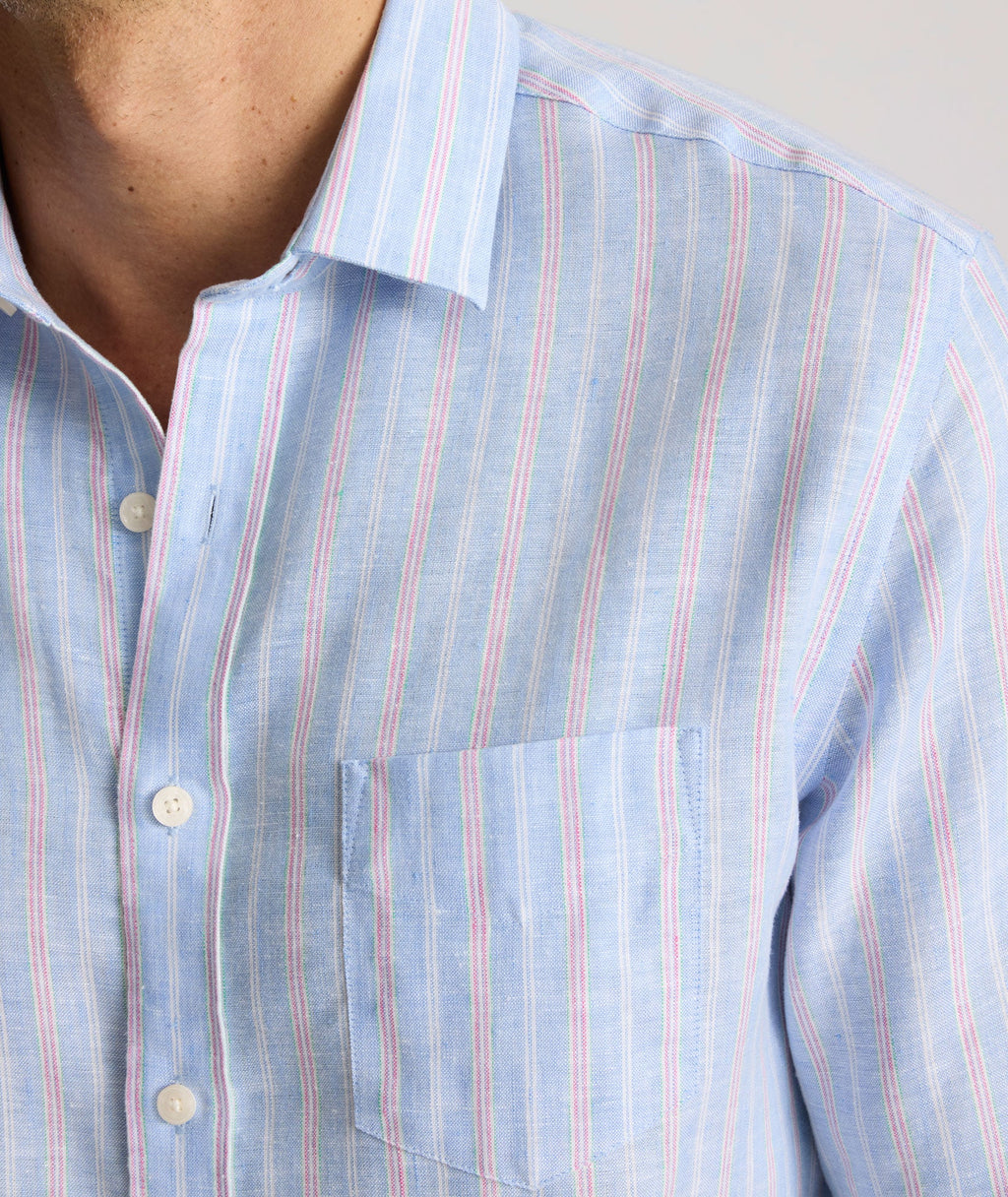 Wrinkle-Resistant Linen Boyd Shirt - FINAL SALE