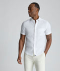 Wrinkle-Resistant Linen Short-Sleeve Cameron Shirt