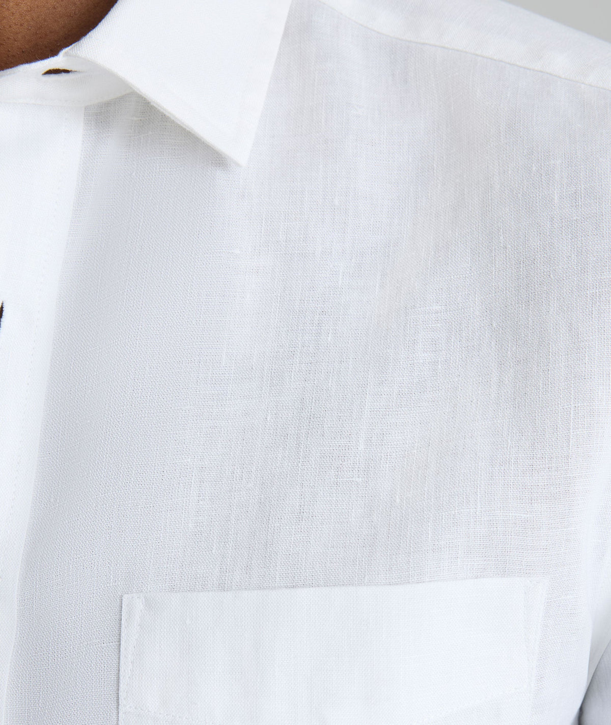 Wrinkle-Resistant Linen Short-Sleeve Cameron Shirt