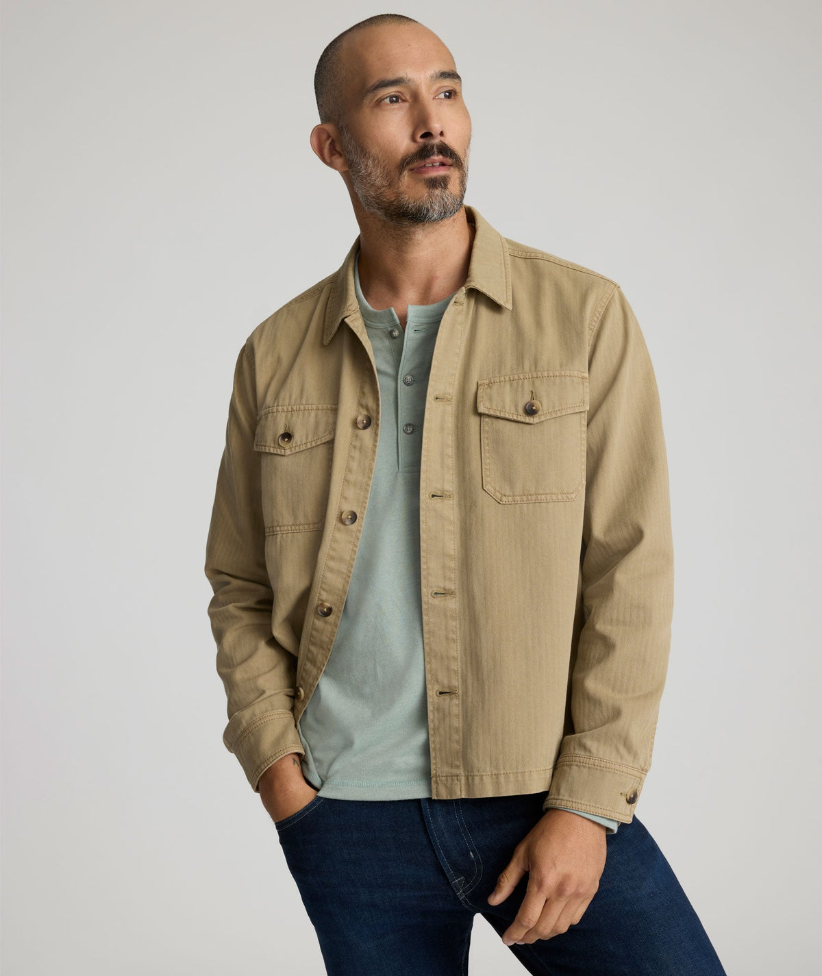 Herringbone Overshirt