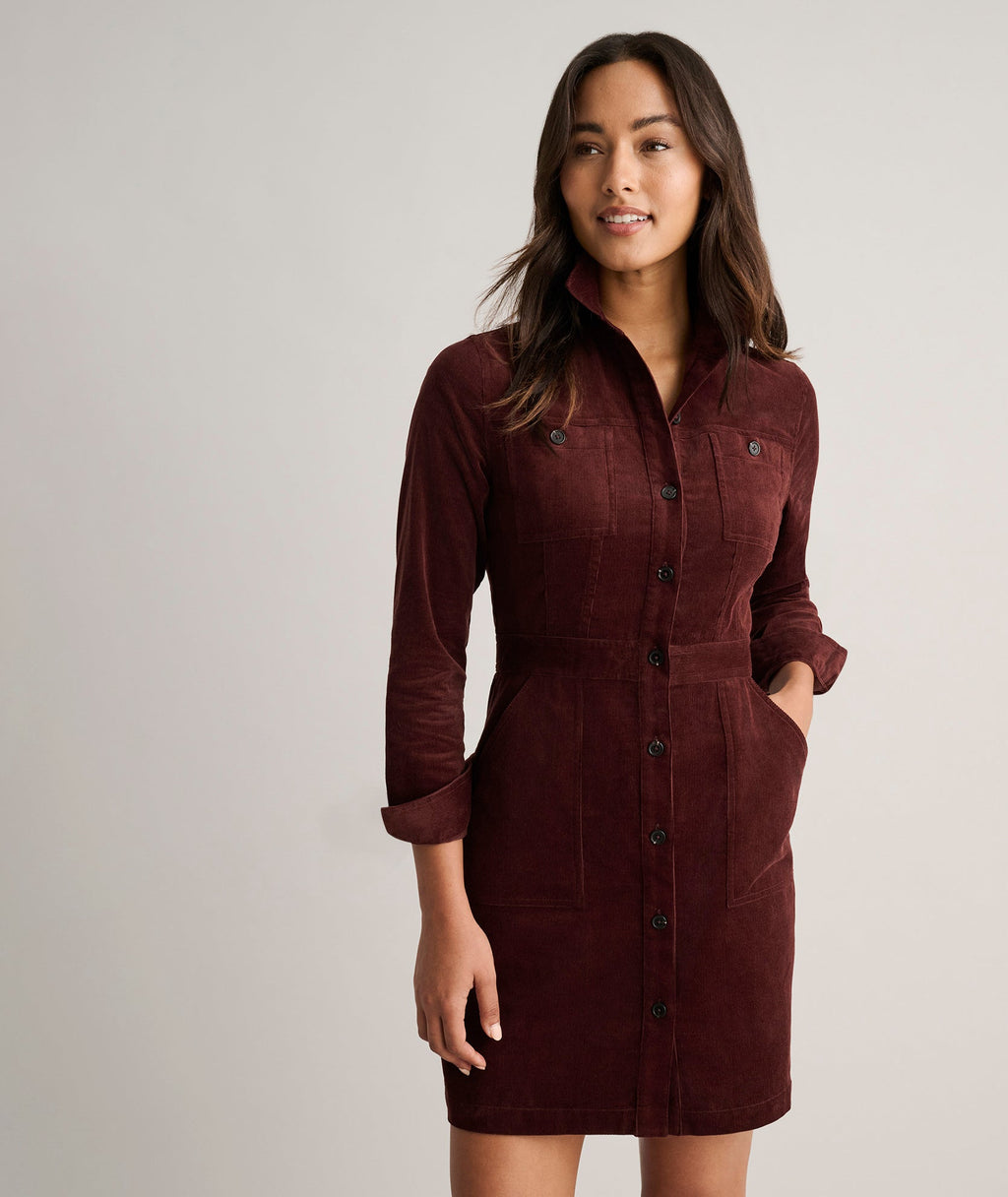 Corduroy Cora Shirt Dress - FINAL SALE