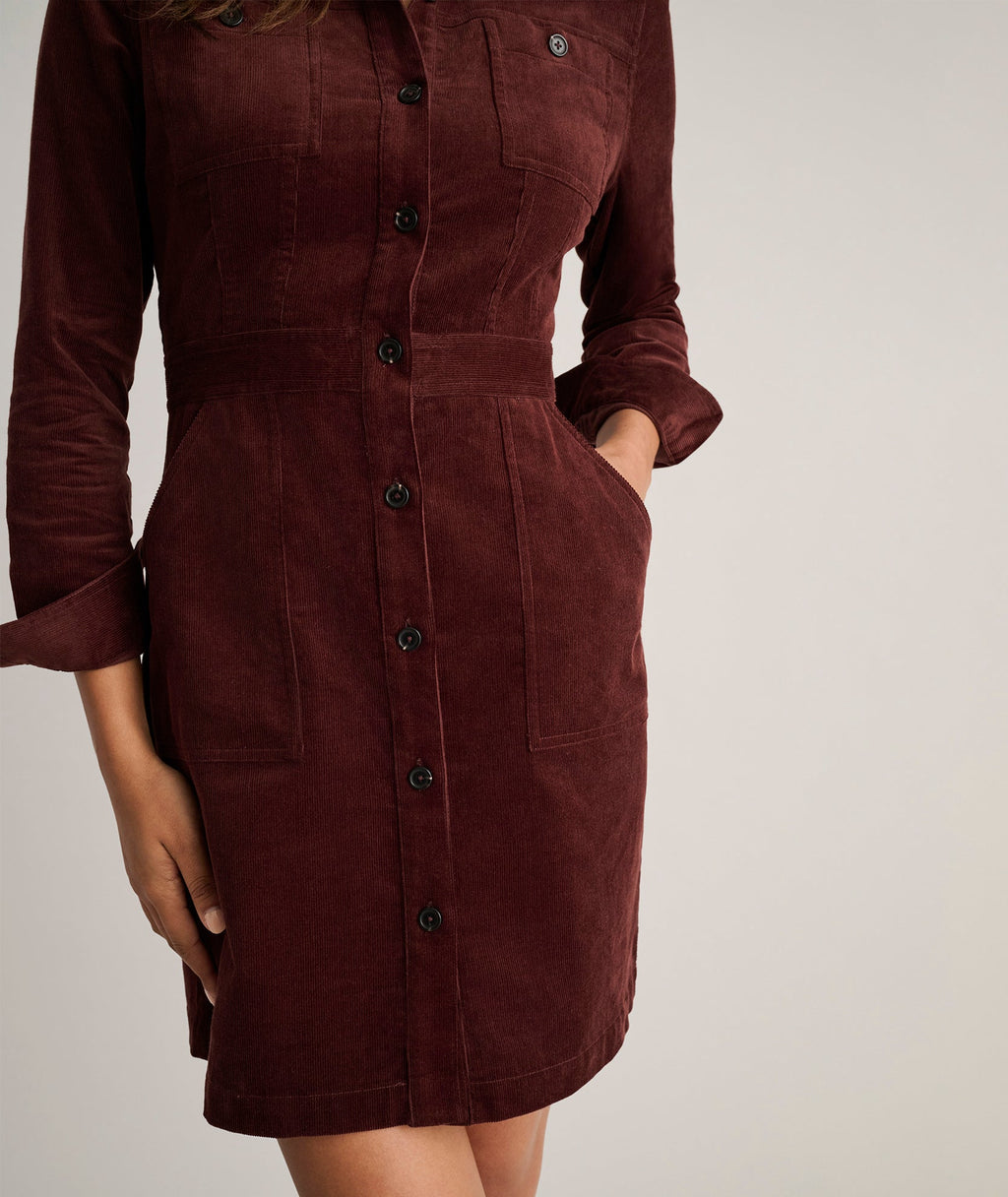 Corduroy Cora Shirt Dress - FINAL SALE