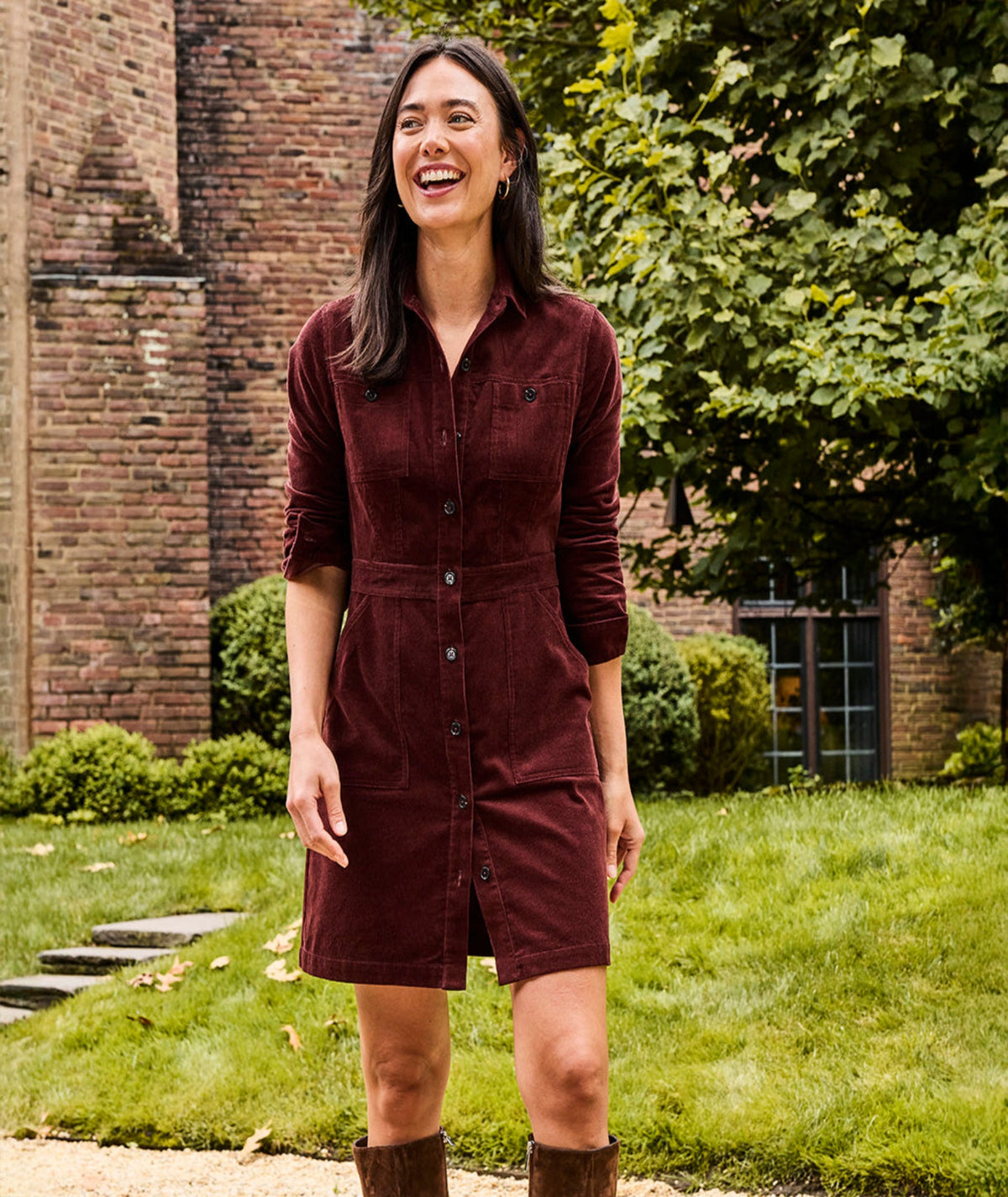 Corduroy Cora Shirt Dress - FINAL SALE