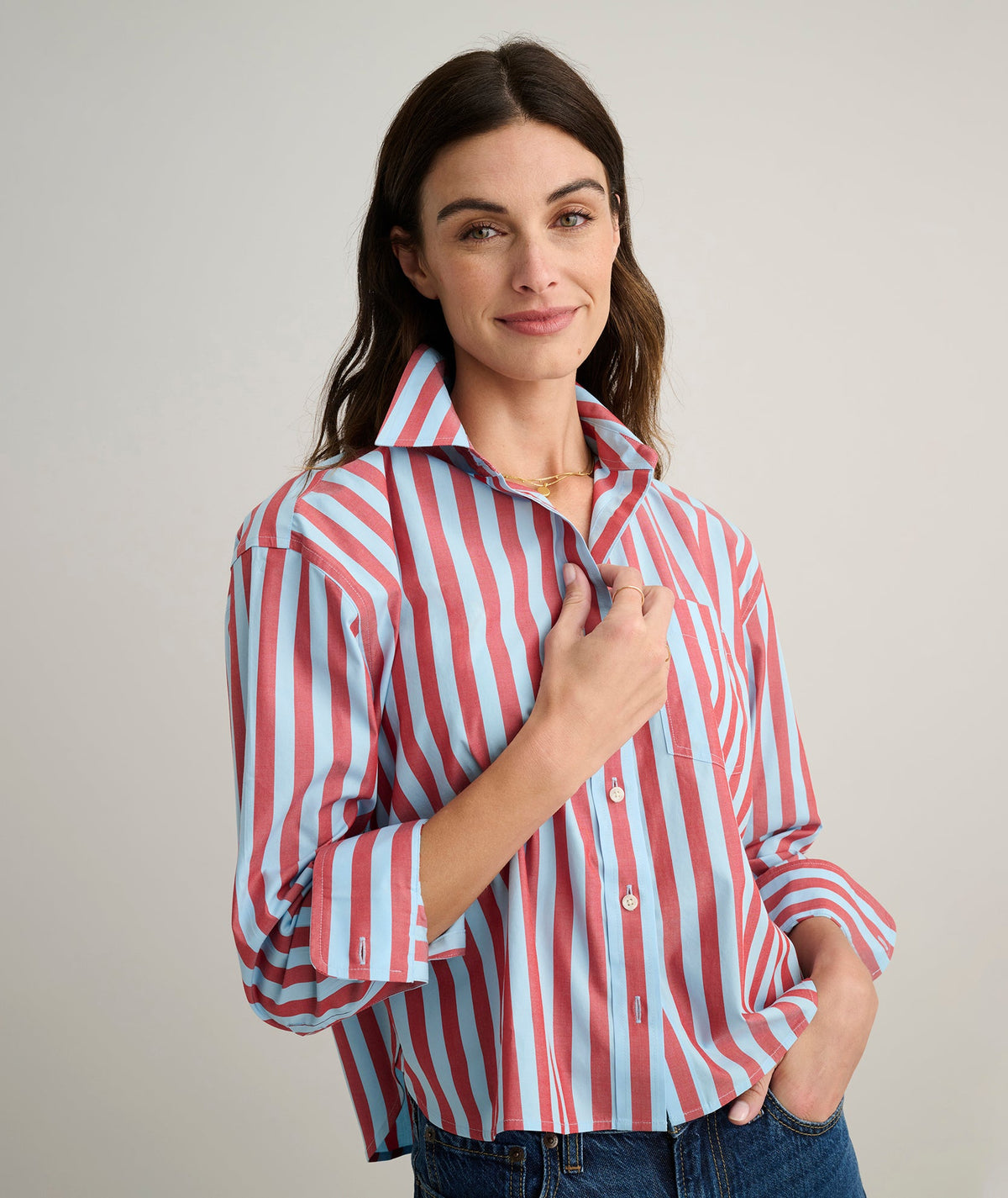 Wrinkle-Free Untucked Fit Crosby Shirt