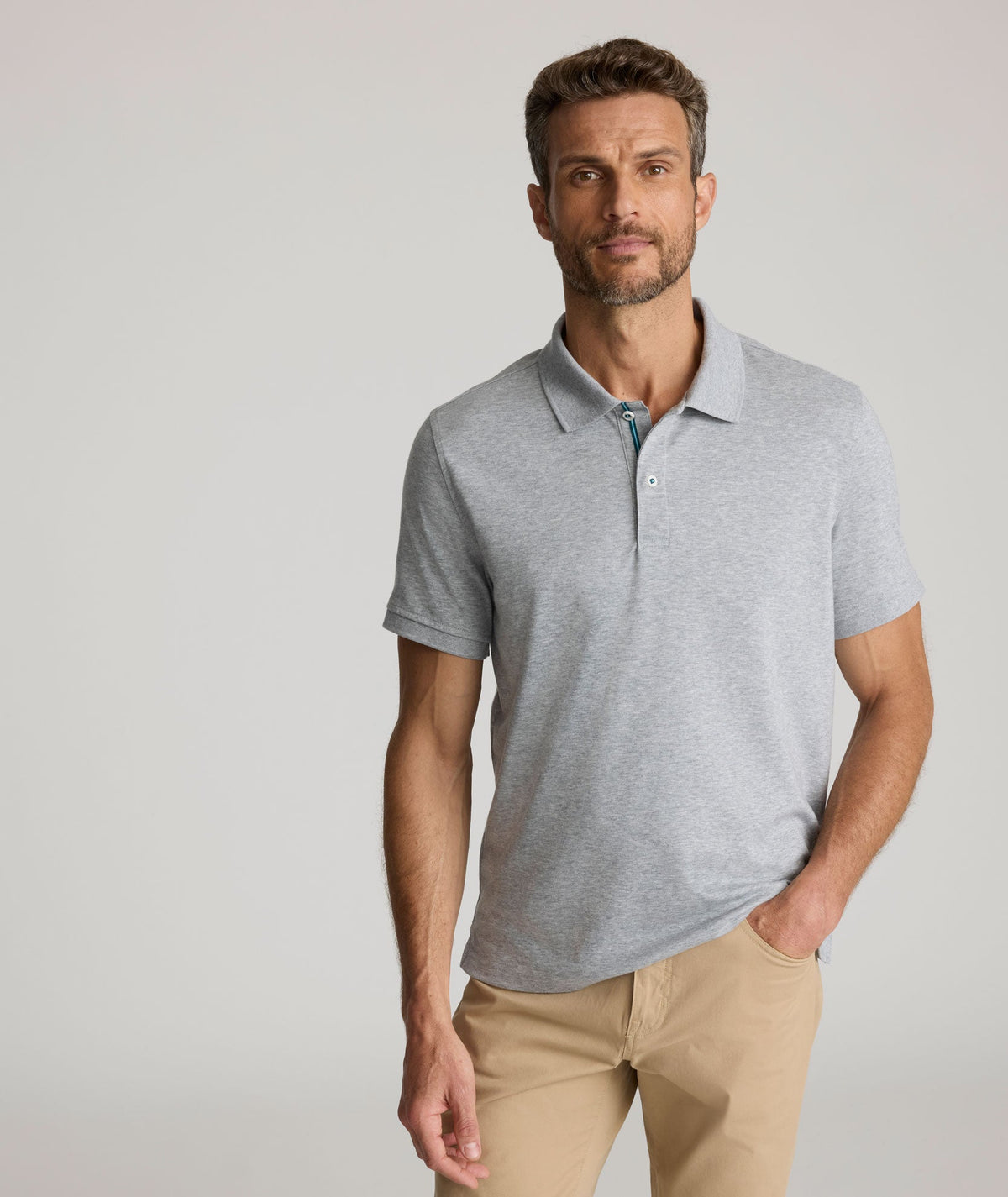 Wrinkle-Free Damaschino Polo