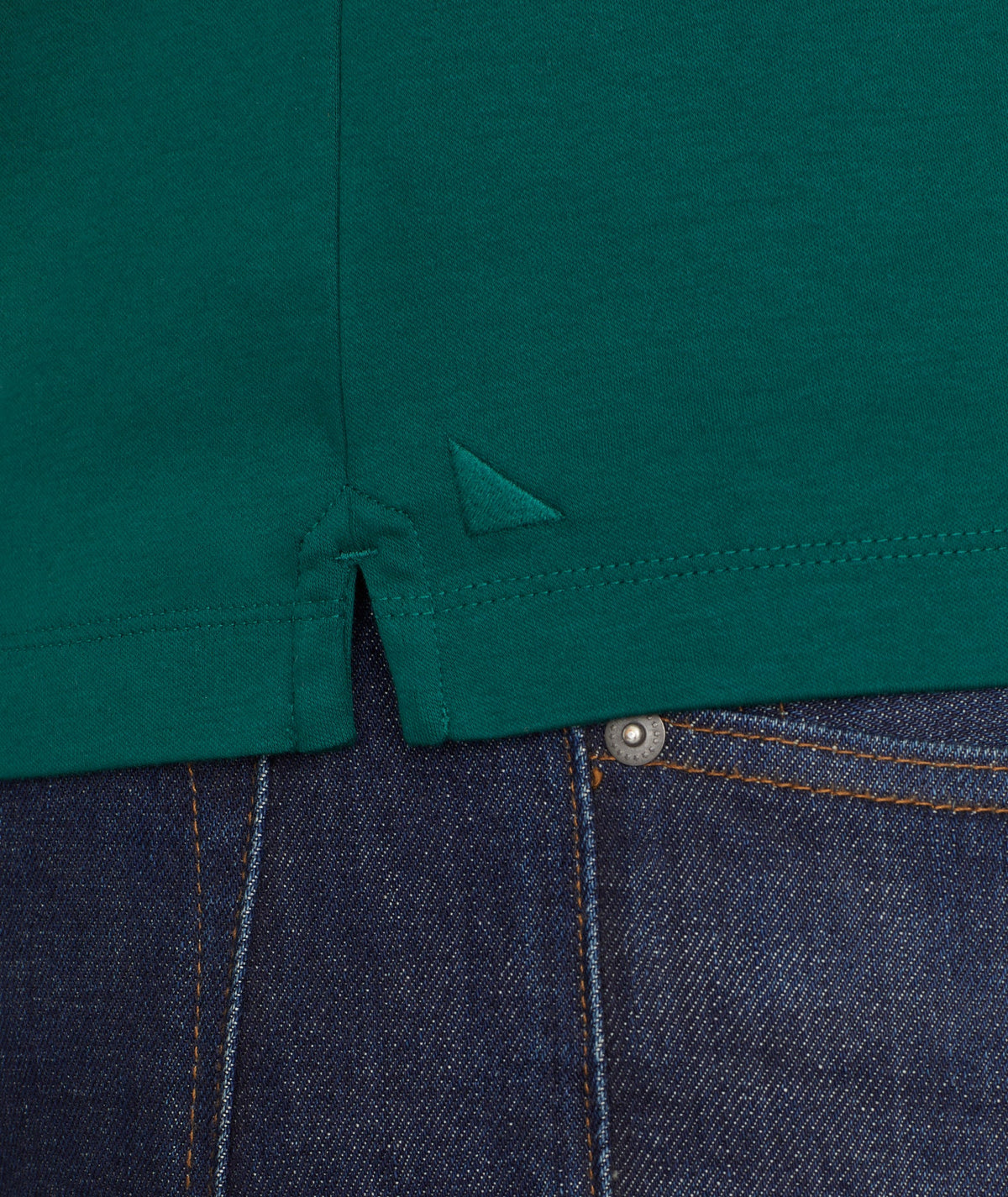 Wrinkle-Free Long-Sleeve Damaschino Polo - FINAL SALE