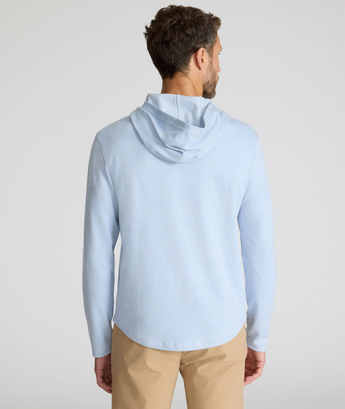 Textured Knit Hoodie
