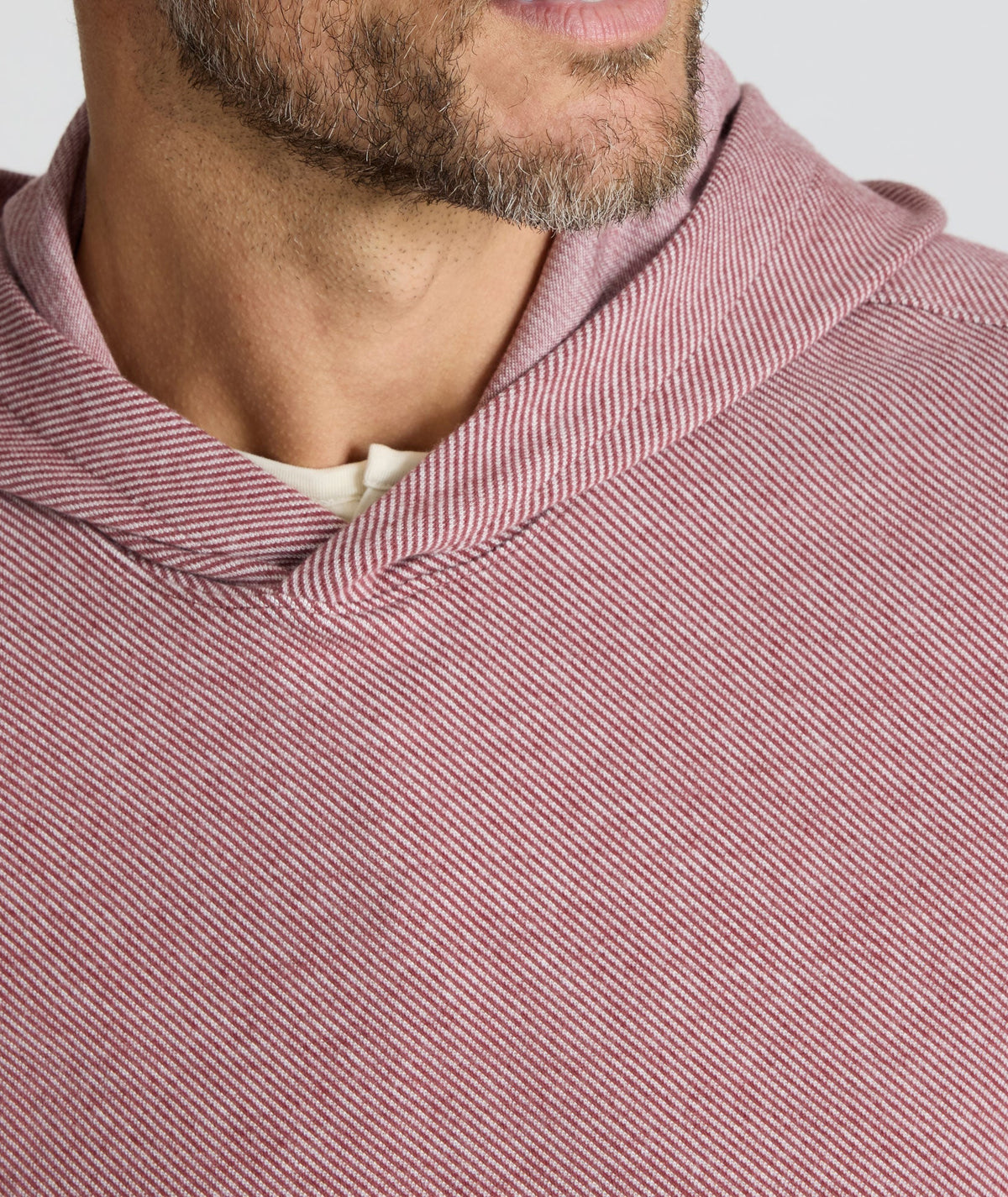 Textured Knit Hoodie