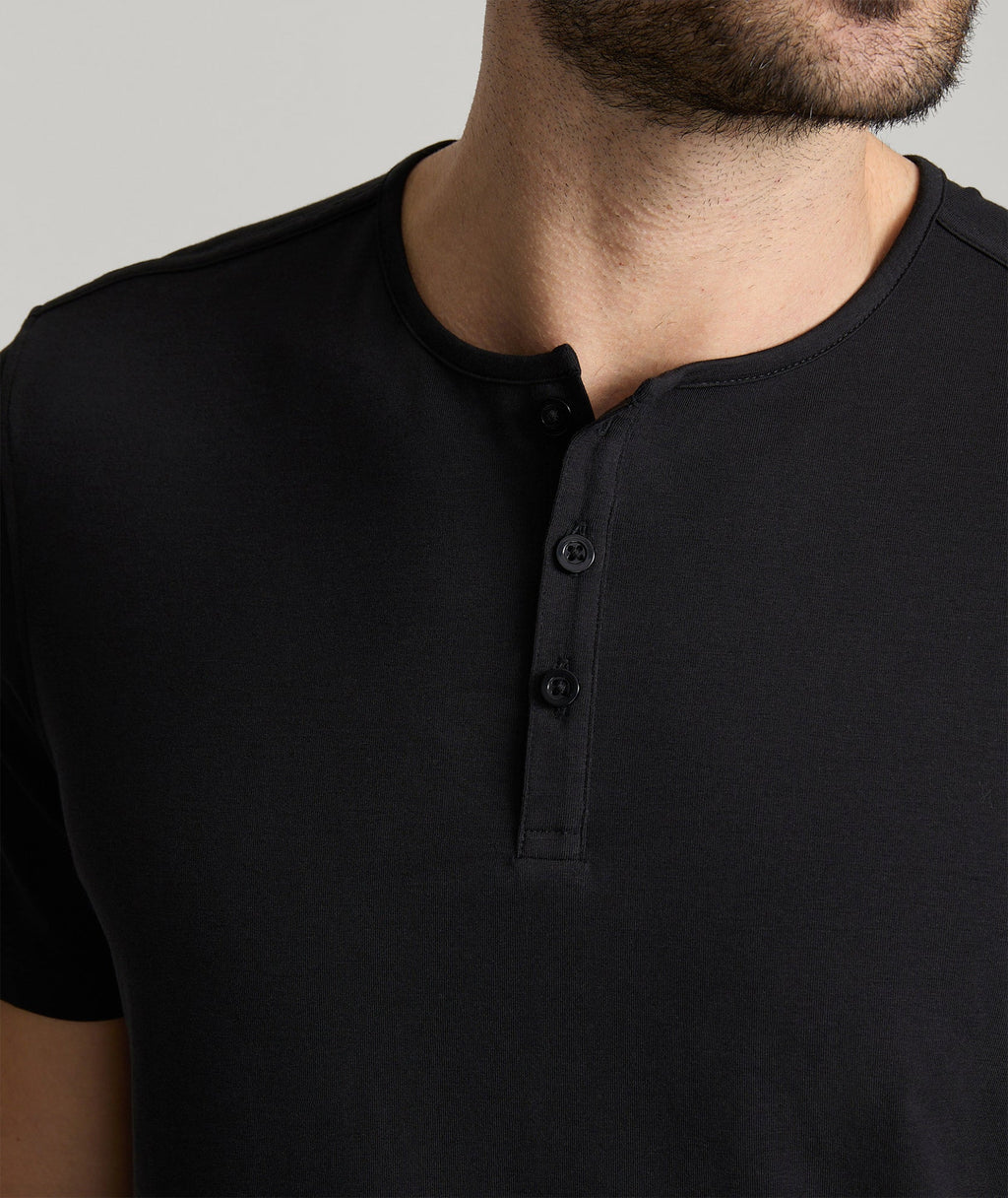EcoSoft™ Short-Sleeve Henley
