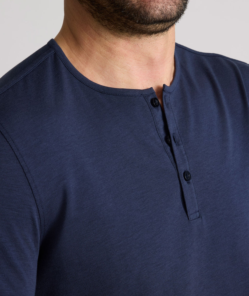 EcoSoft™ Short-Sleeve Henley