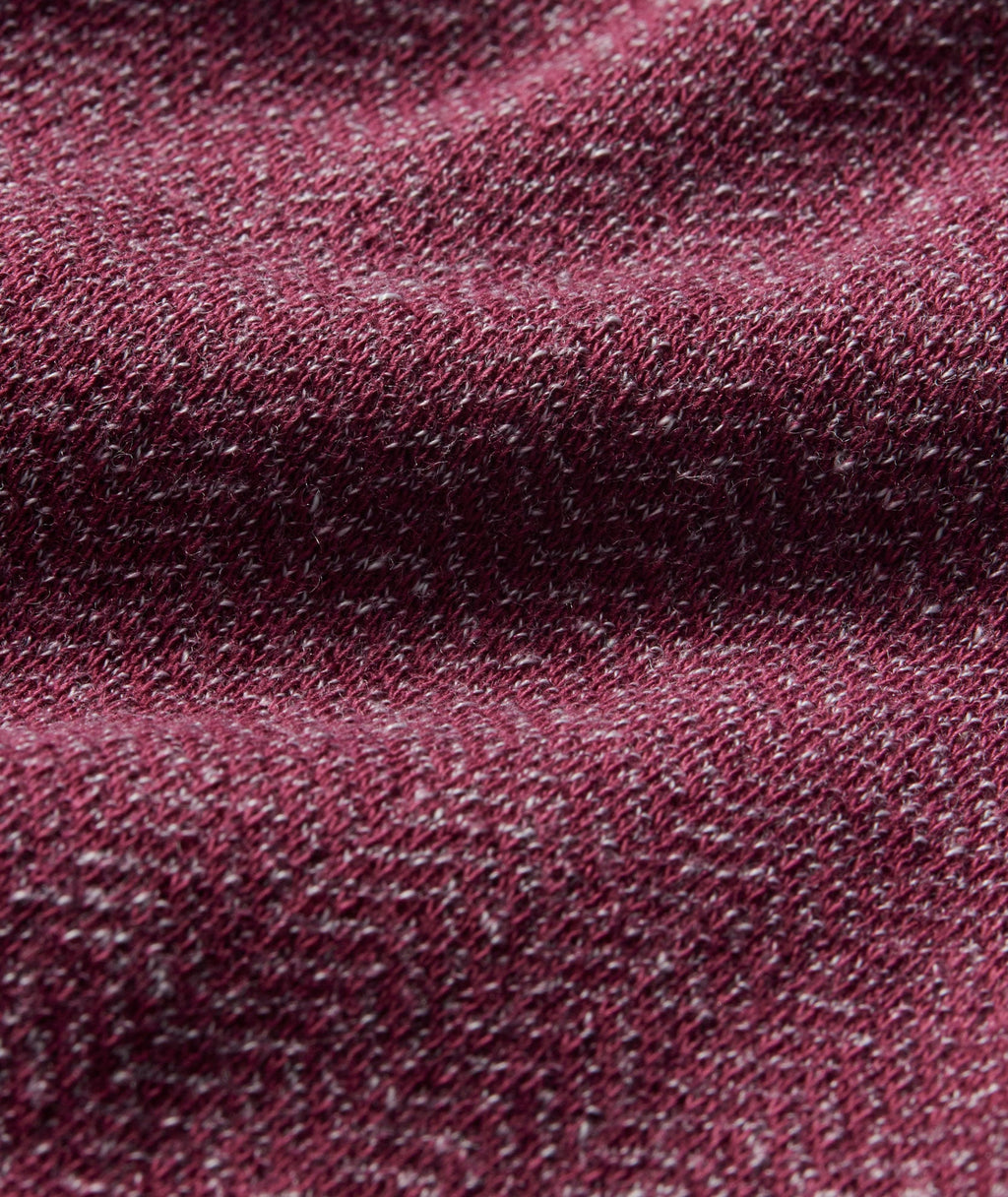 Stretch Cotton Herringbone Henley - FINAL SALE