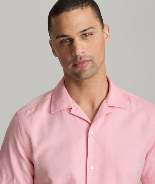 Cotton-Blend Short-Sleeve Hughes Shirt - FINAL SALE