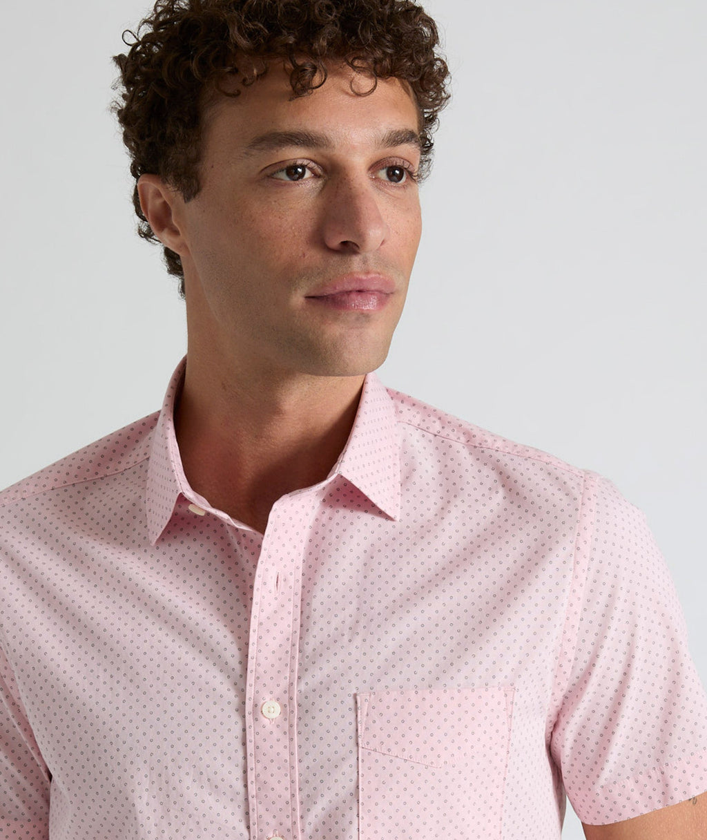 Stretch Cotton Short-Sleeve Ingram Shirt - FINAL SALE