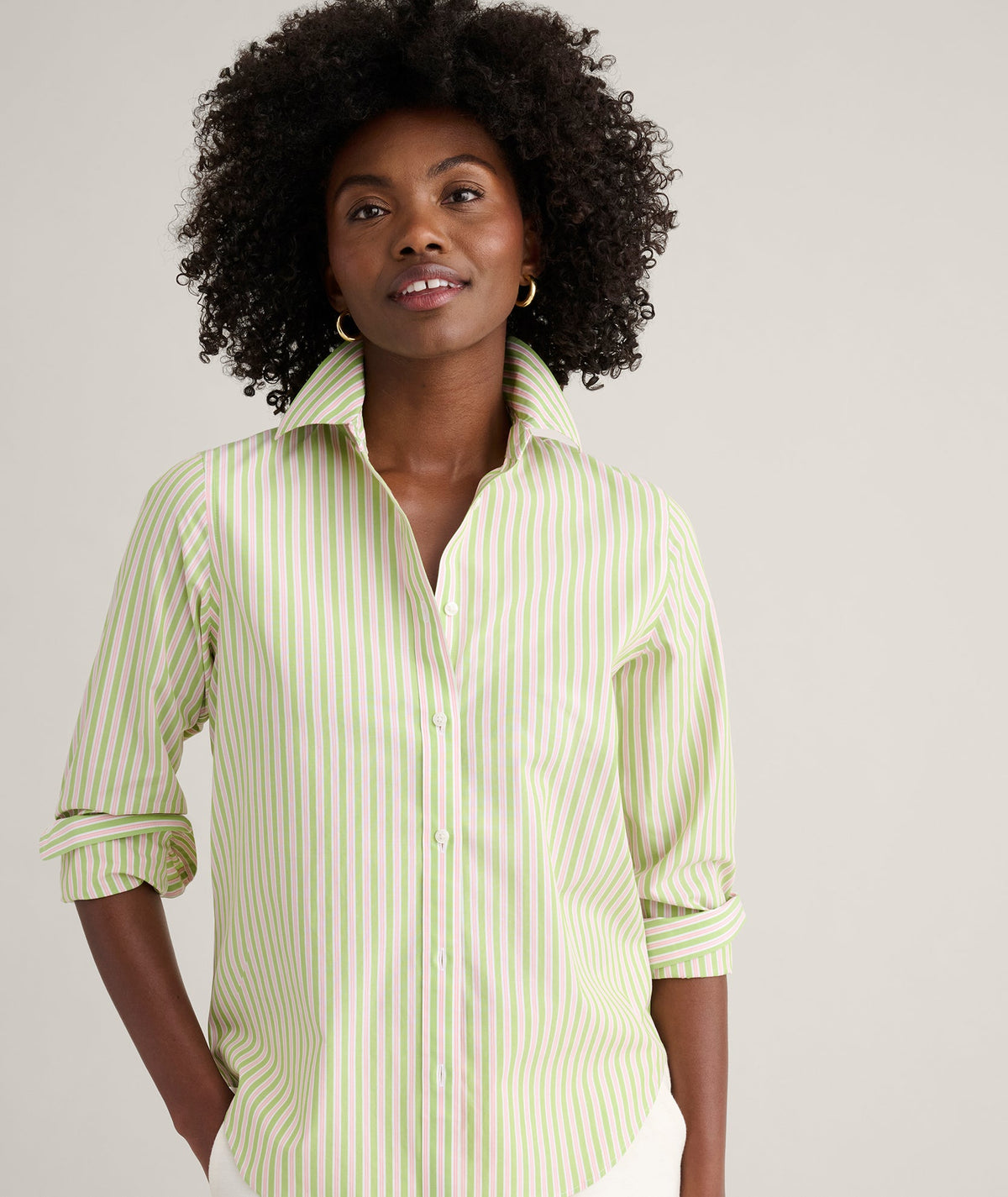 Wrinkle-Free Stretch Cotton Classic Fit Isabella Shirt