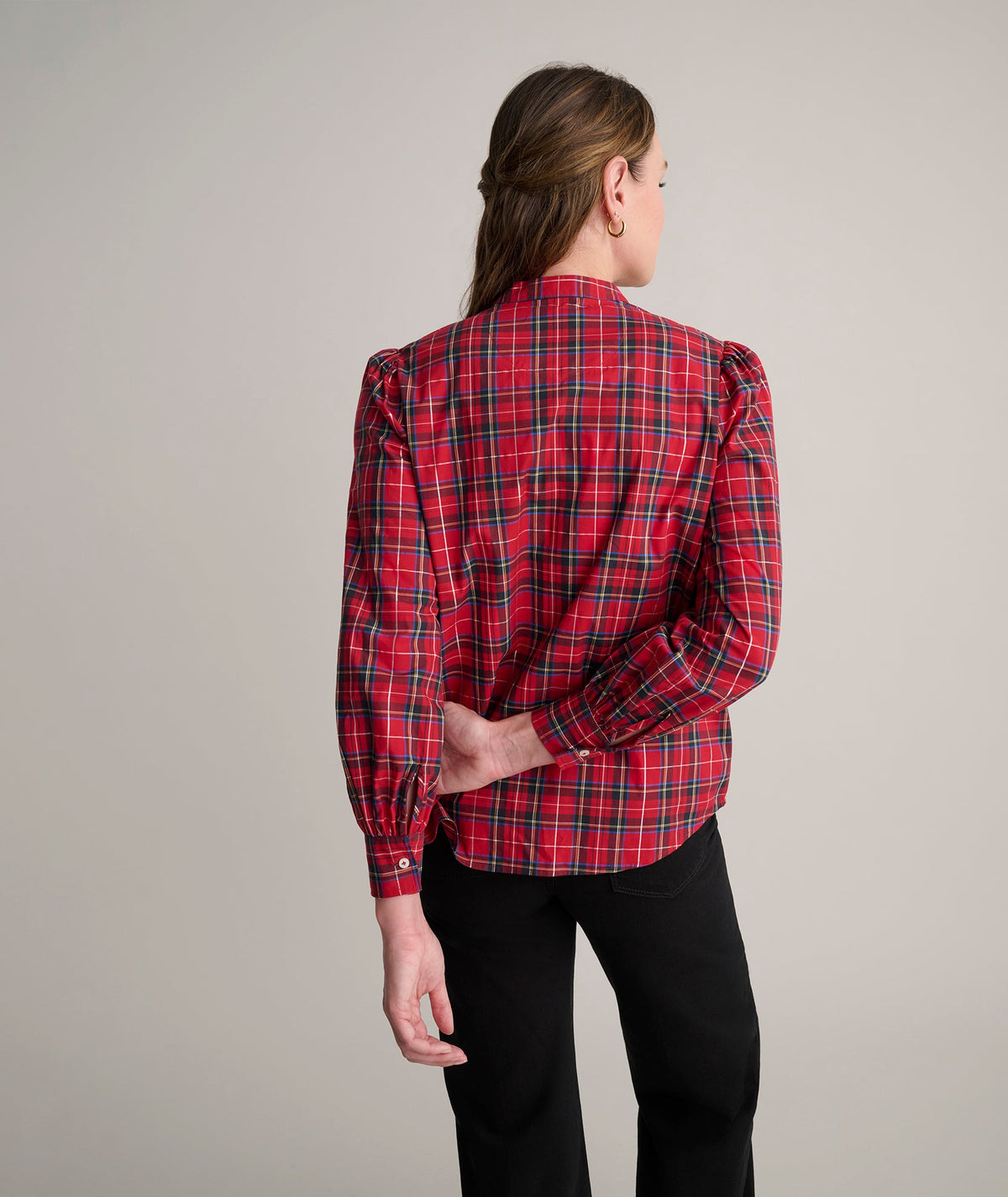 Stewart Plaid Popover Joy Shirt - FINAL SALE