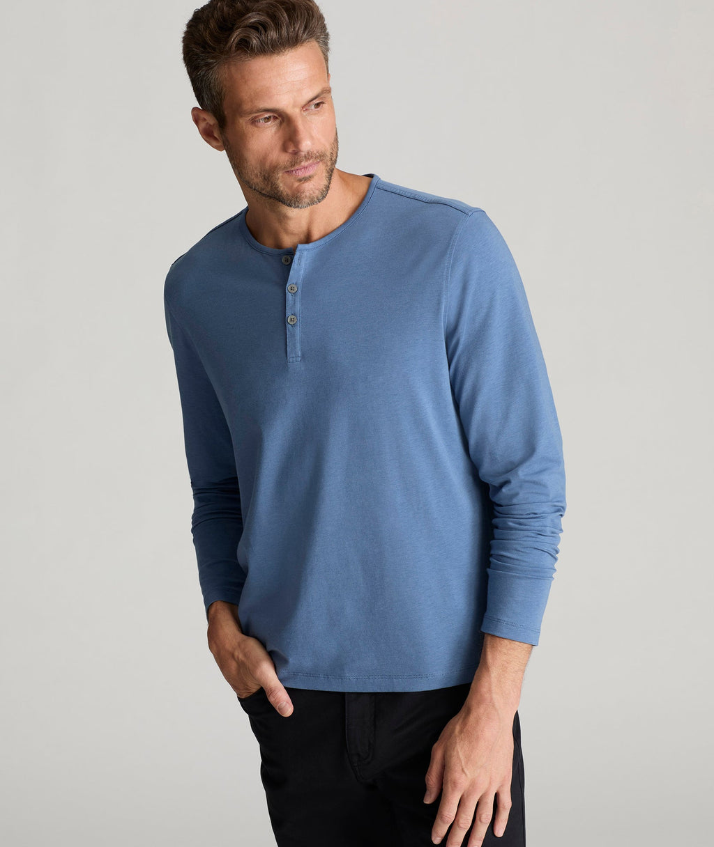 EcoSoft™ Henley - FINAL SALE