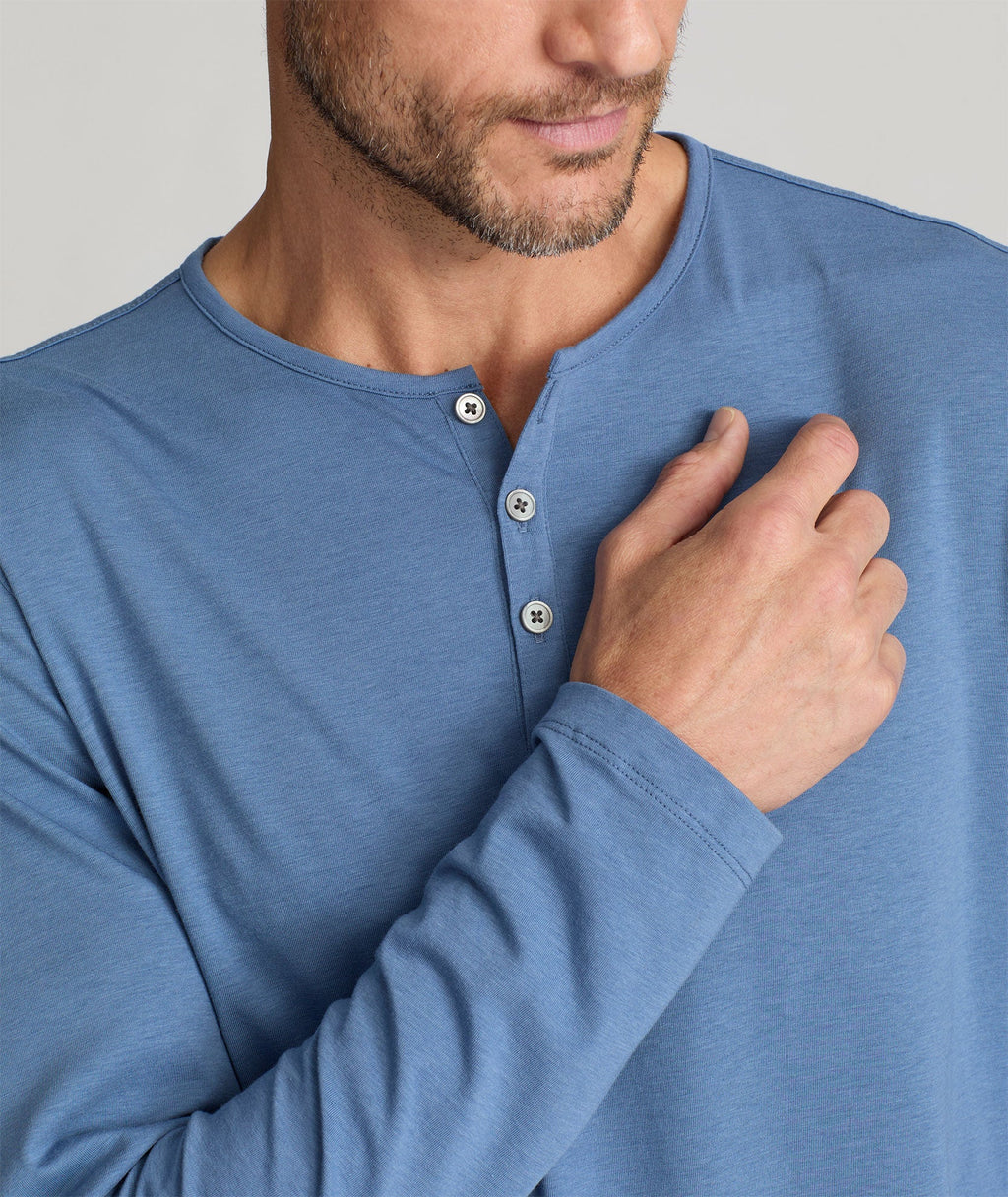 EcoSoft™ Henley - FINAL SALE