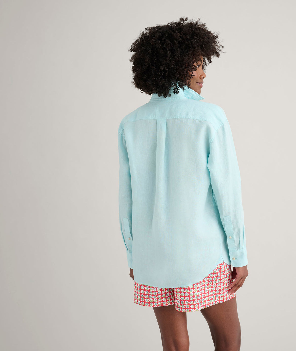 Wrinkle-Resistant Linen Relaxed Fit Melanie Shirt