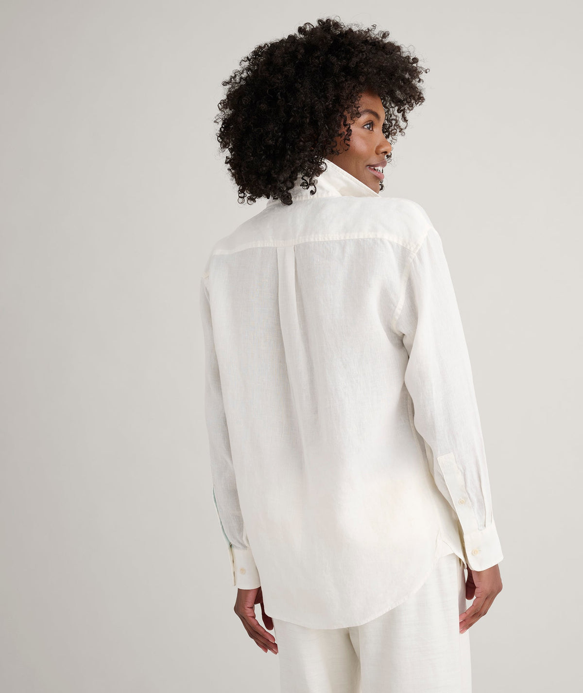 Wrinkle-Resistant Linen Relaxed Fit Melanie Shirt