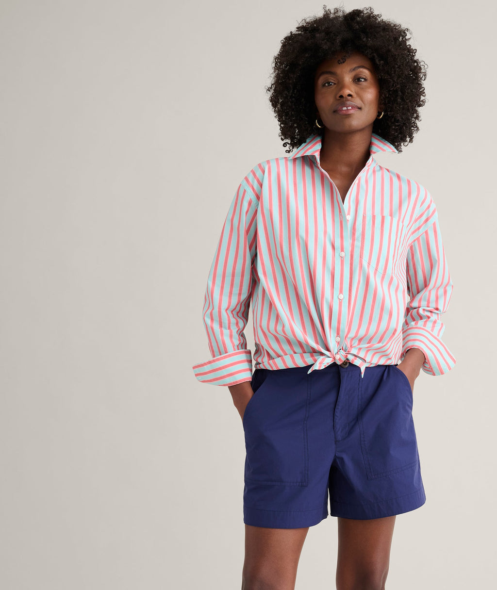 Wrinkle-Free Stretch Cotton Relaxed Fit Melanie Shirt