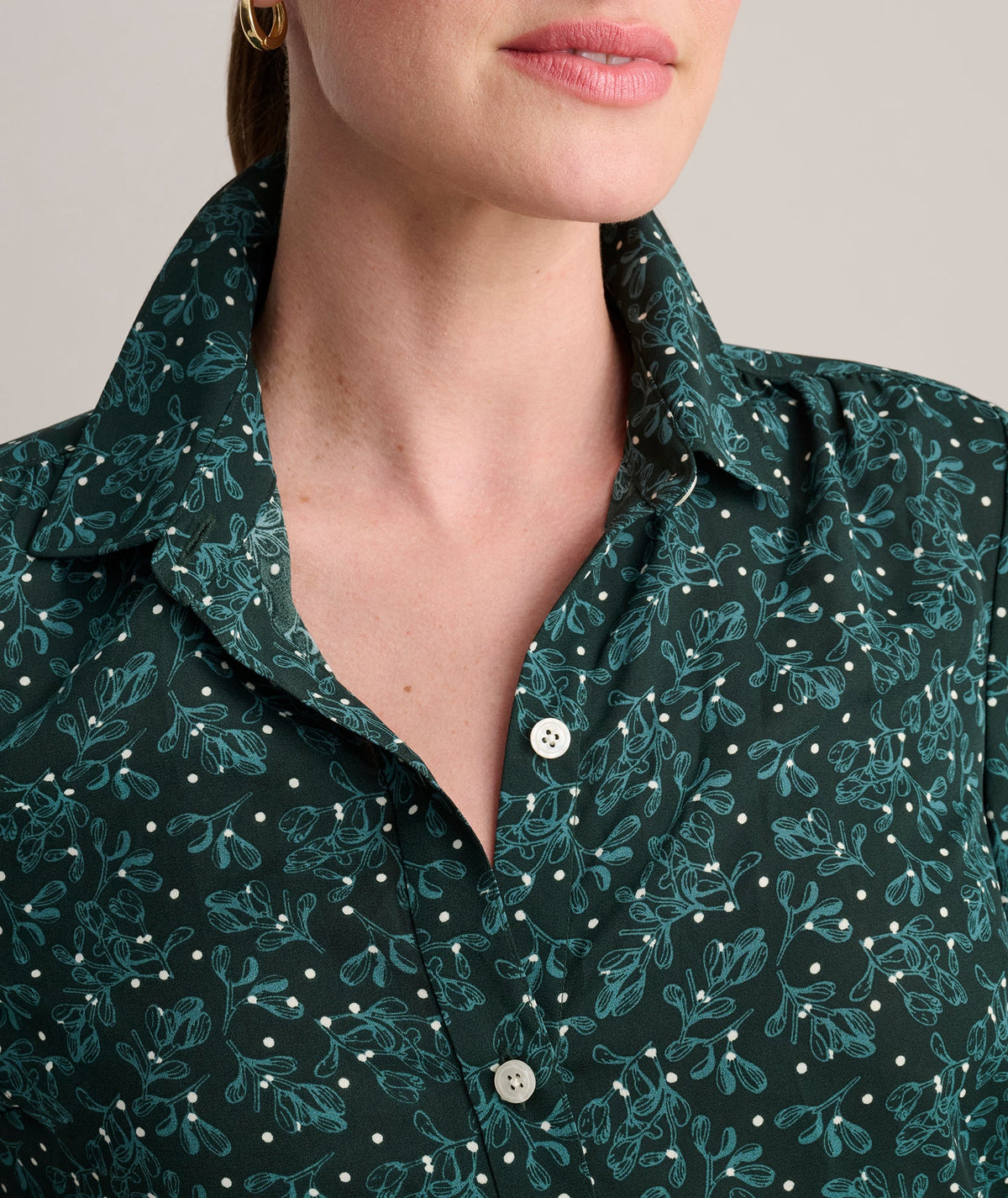 Holly Print Natalie Shirt