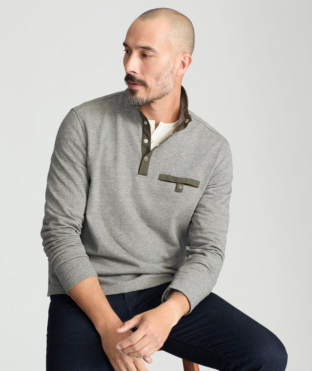 Snap Fleece Pullover - FINAL SALE