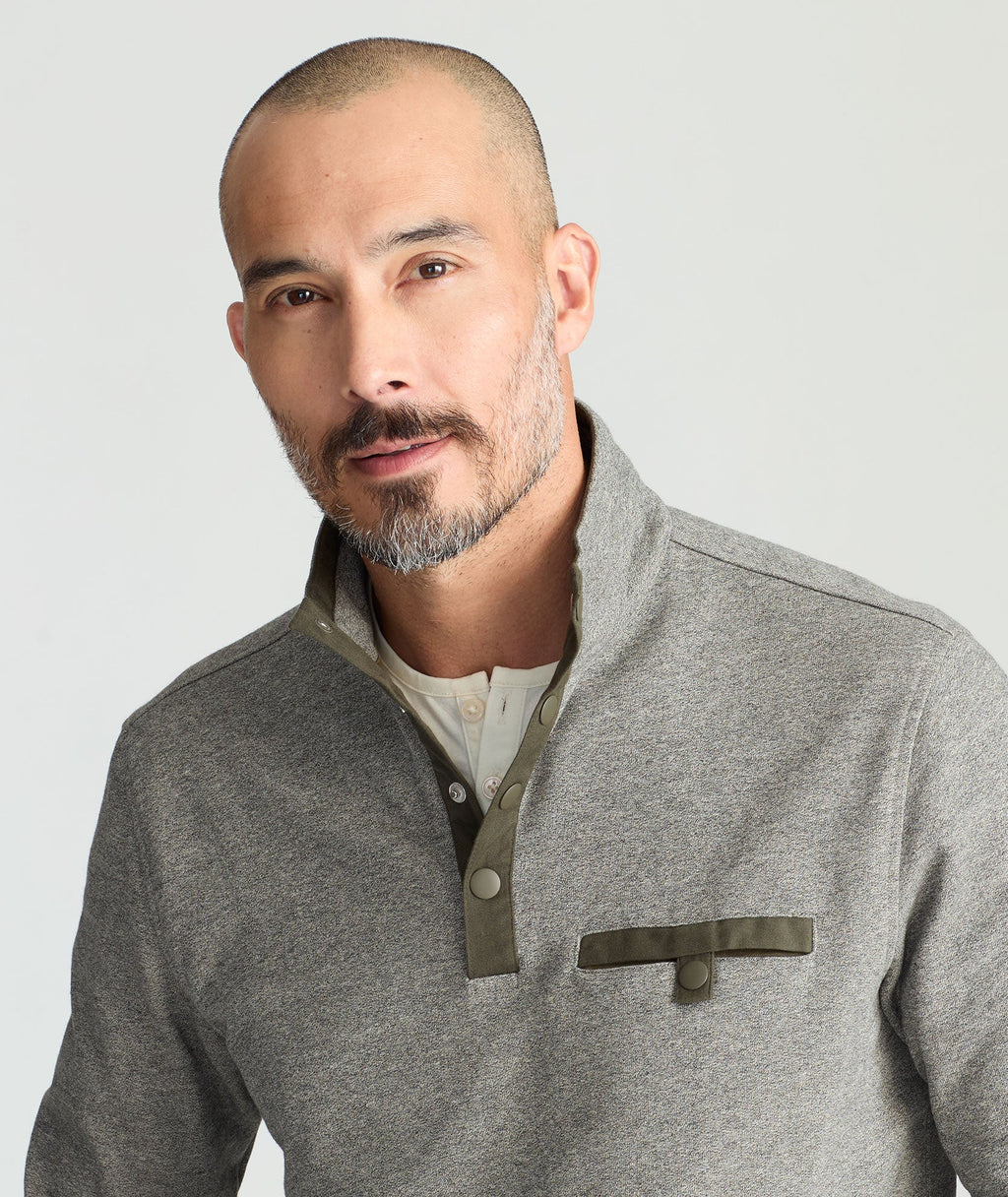 Snap Fleece Pullover - FINAL SALE