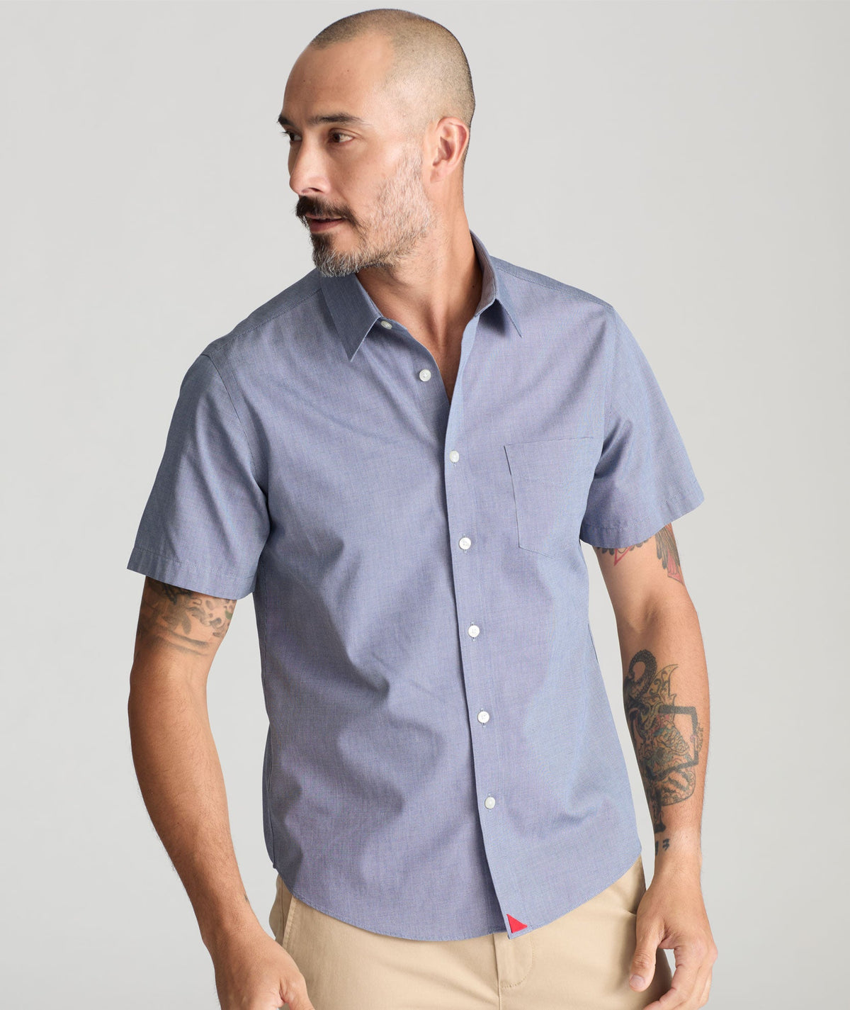 Wrinkle-Free Short-Sleeve Petrus Shirt