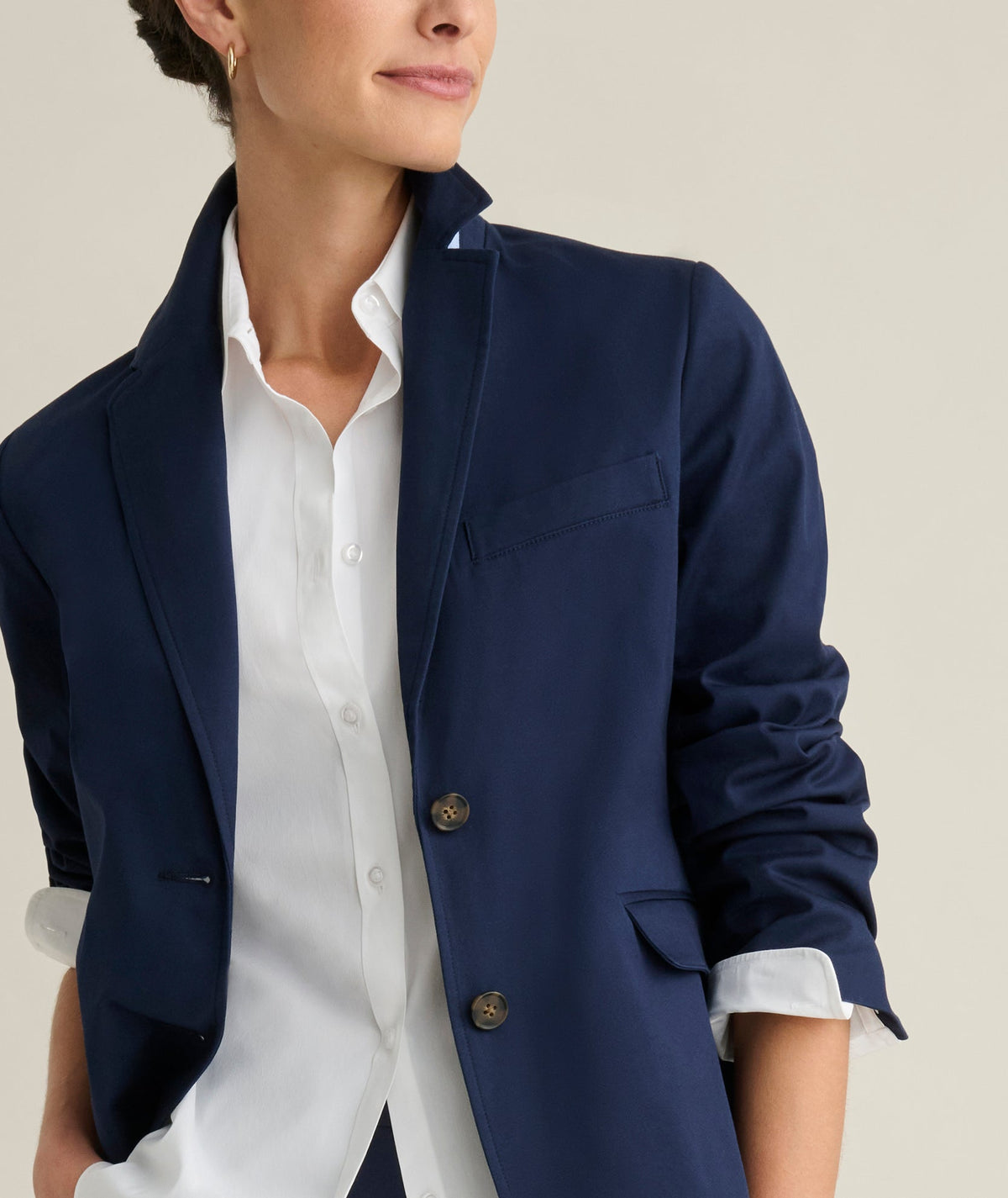 Stretch Twill Piper Blazer