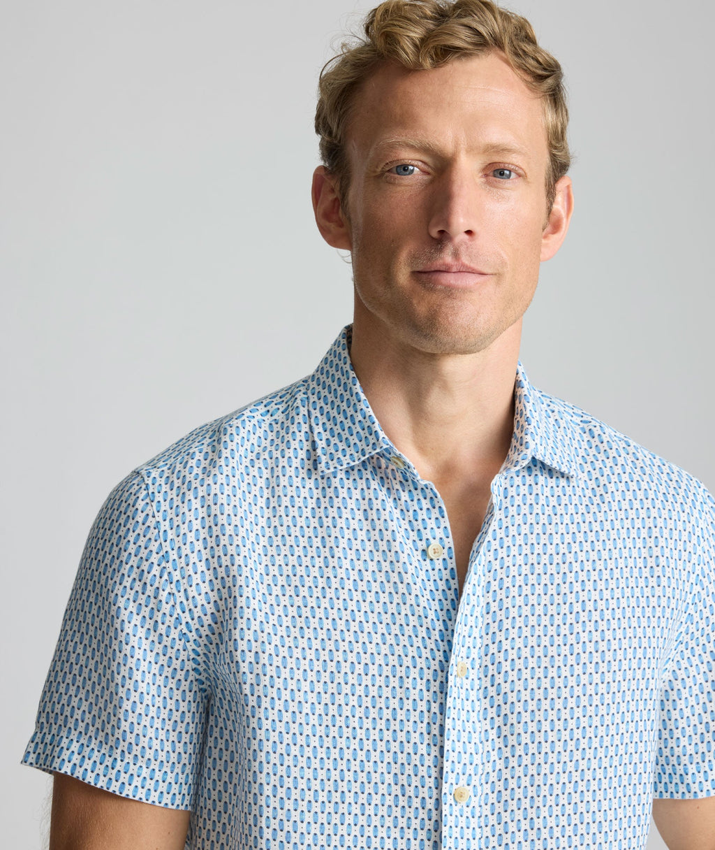 Linen Short-Sleeve Redcroft Shirt