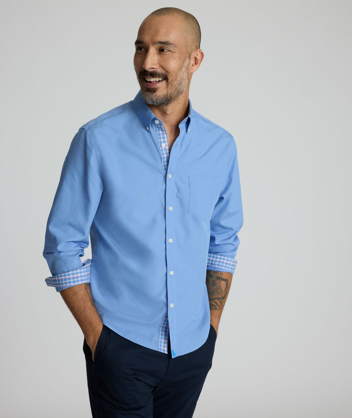 Wrinkle-Free Rosaire Shirt - FINAL SALE