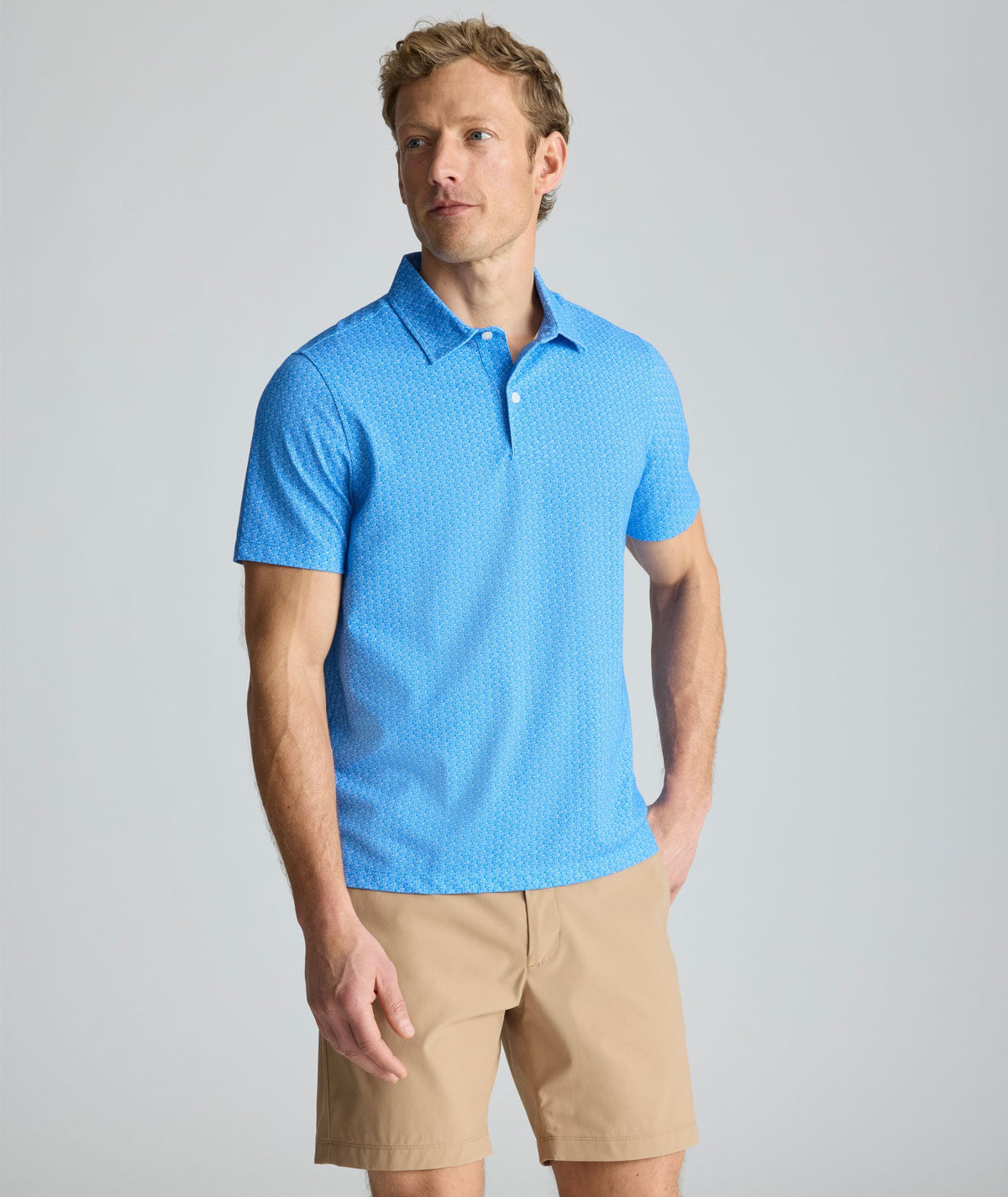 Printed CottonTek™ Polo