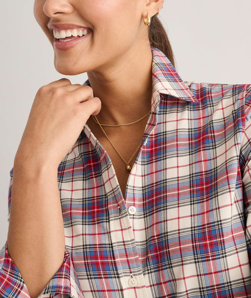 Cotton Plaid Sadie Shirt - FINAL SALE