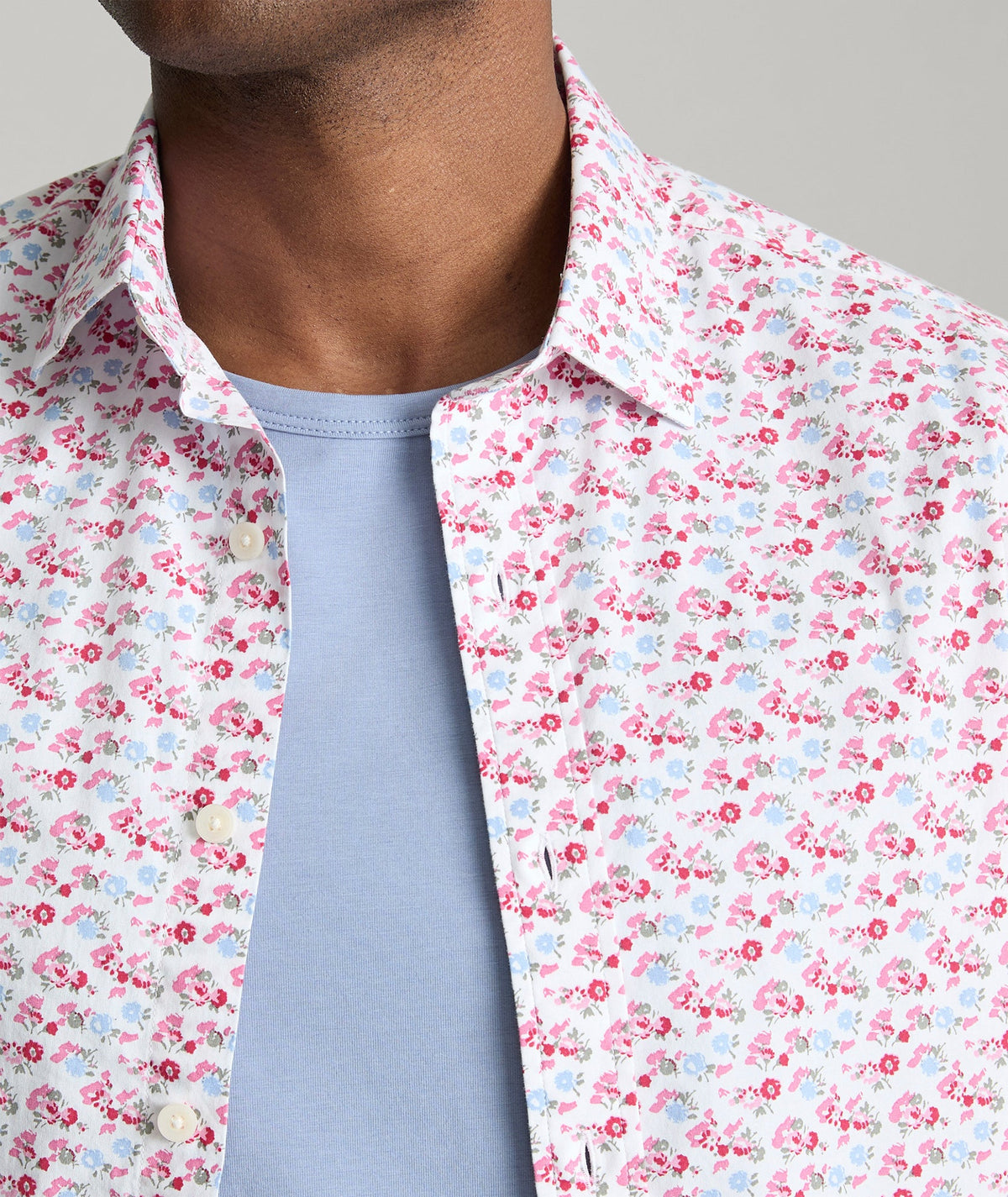 Stretch Cotton Short-Sleeve Sanchez Shirt - FINAL SALE