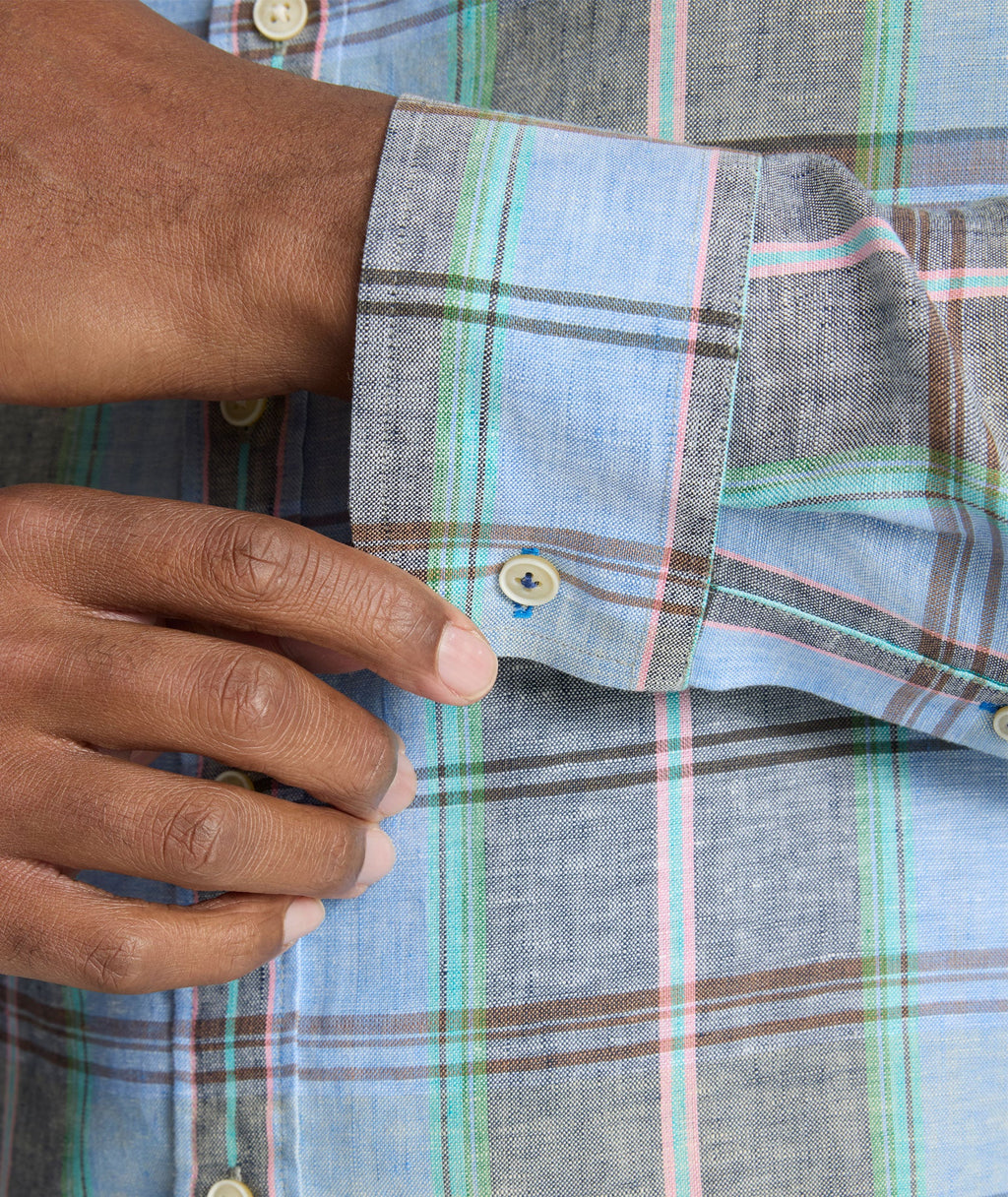 Wrinkle-Resistant Linen Vaughn Shirt