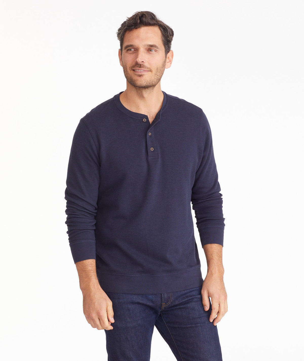 Henley Sweatshirt- FINAL SALE