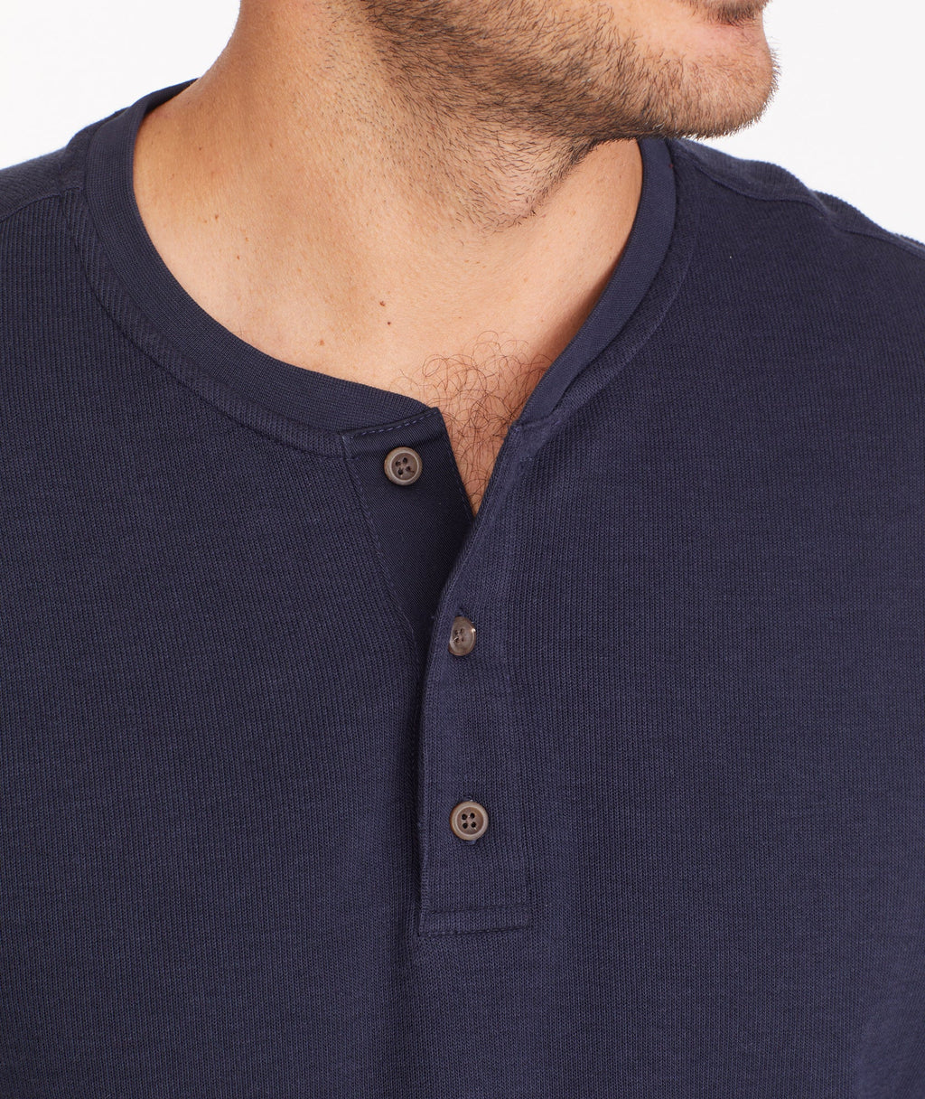 Henley Sweatshirt- FINAL SALE