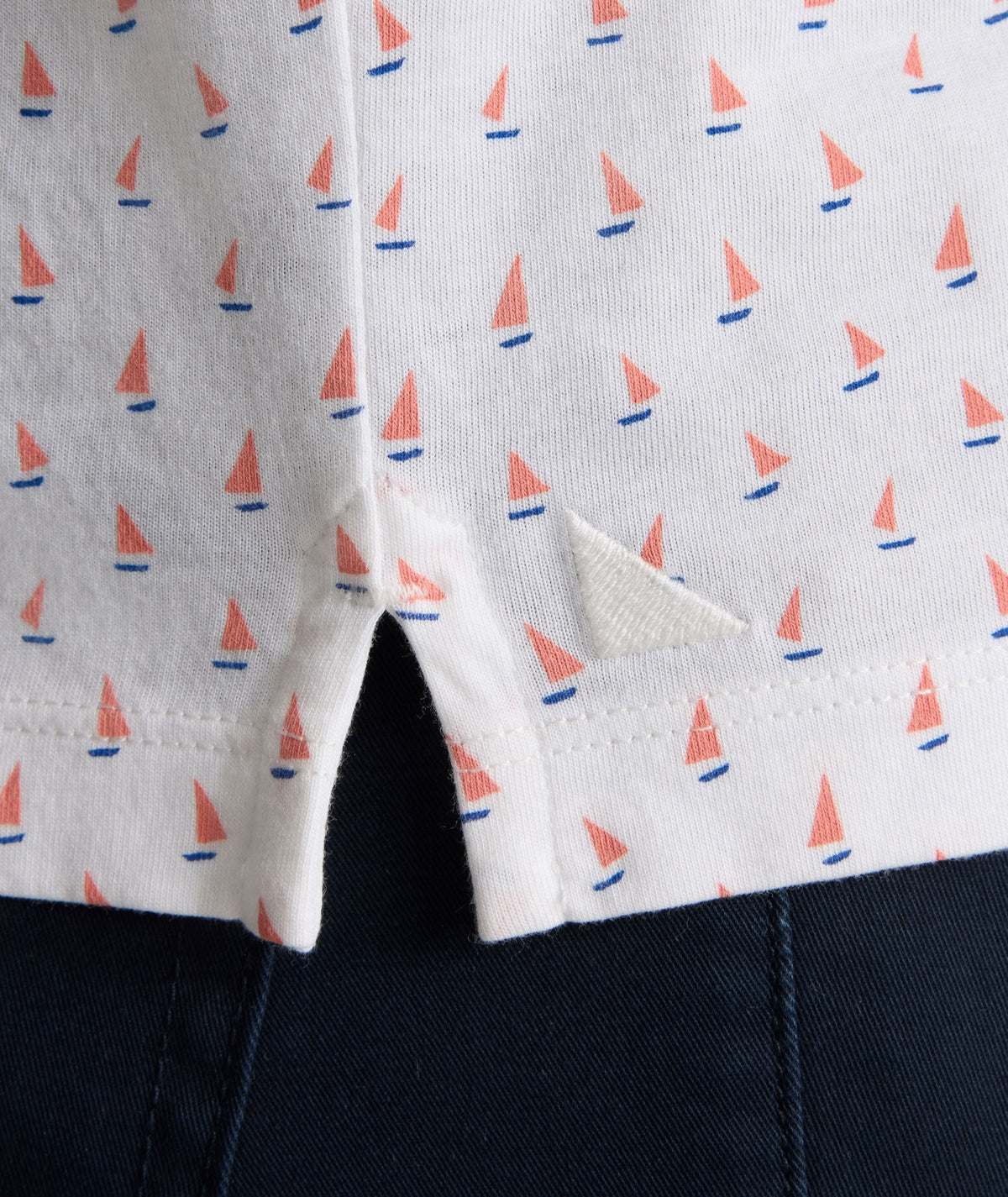 Printed Jersey Performance Polo