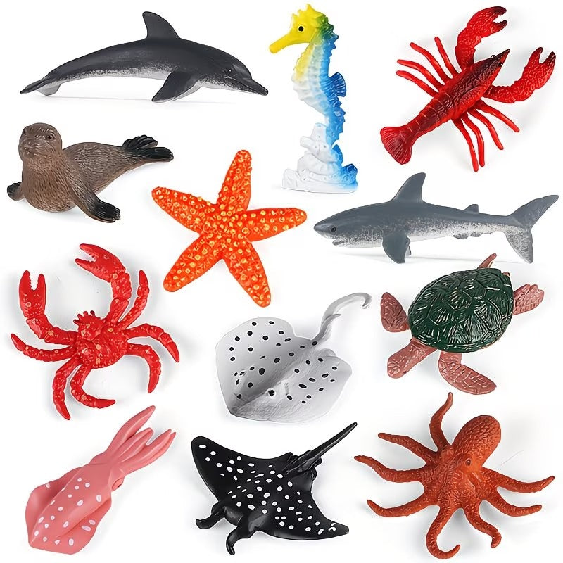 sea figures 12pcs mini underwater