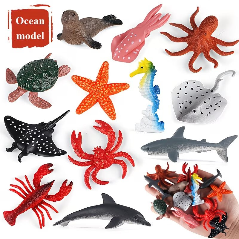 sea figures 12pcs mini underwater