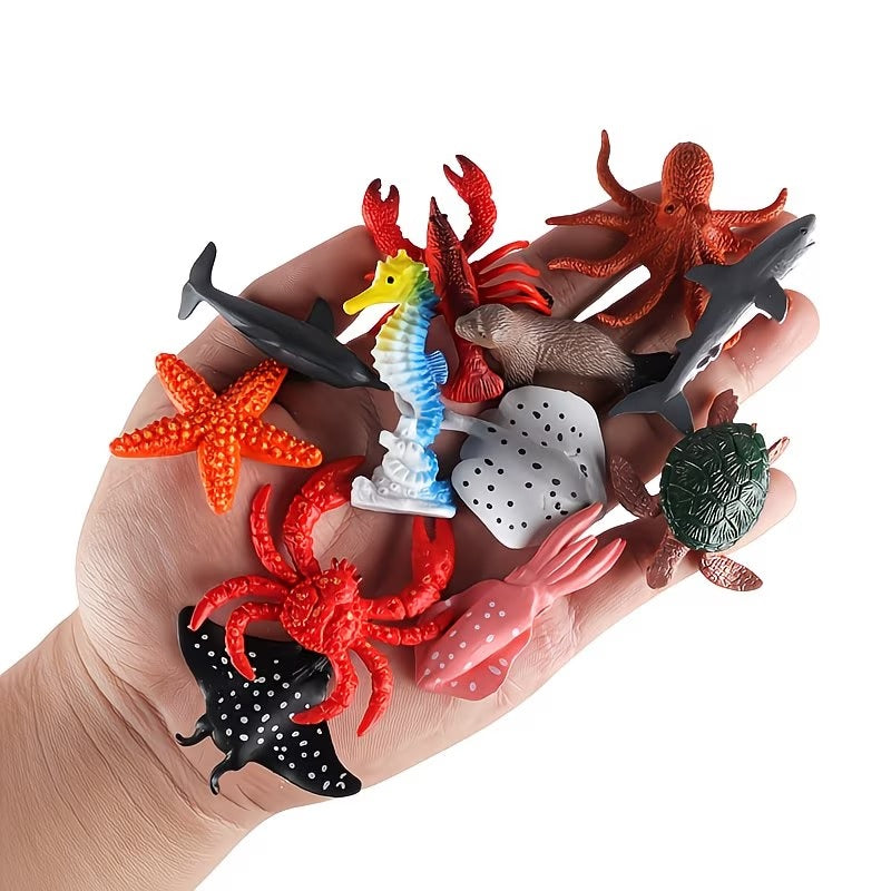 sea figures 12pcs mini underwater