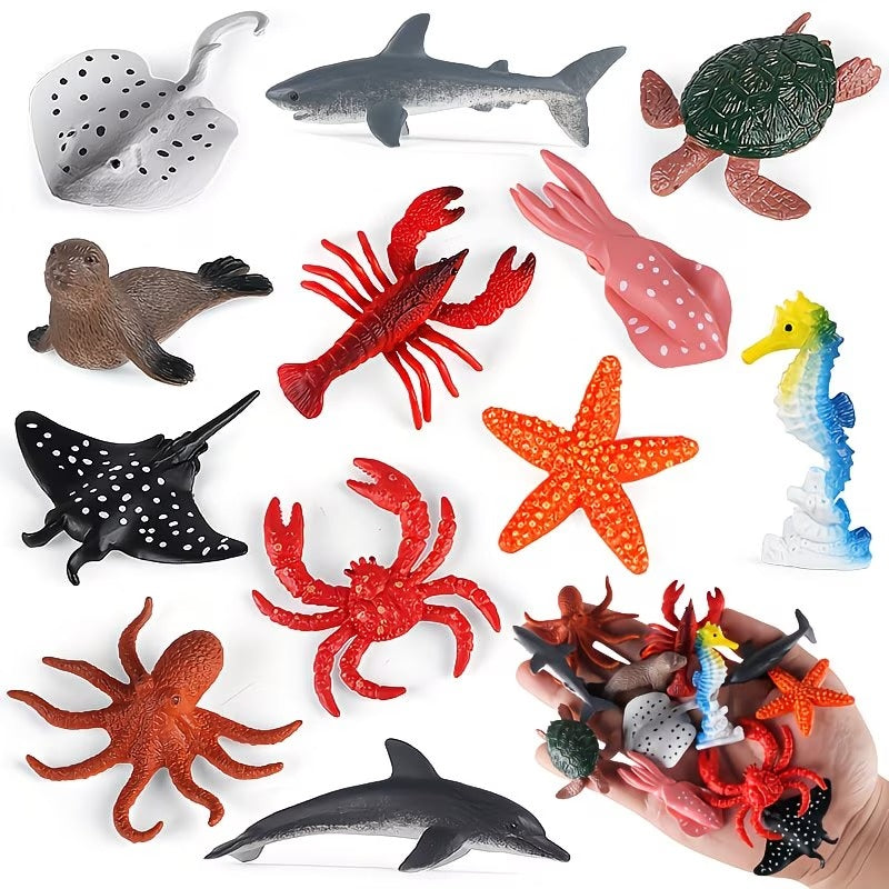 sea figures 12pcs mini underwater